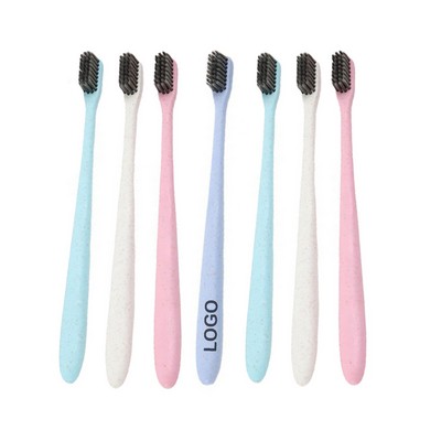 Wheat Straw Travel Toothbrush Set
